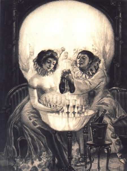 Skull and People
