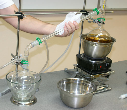 distillation of methanol