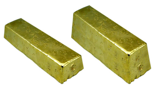 gold bars 2 sizes