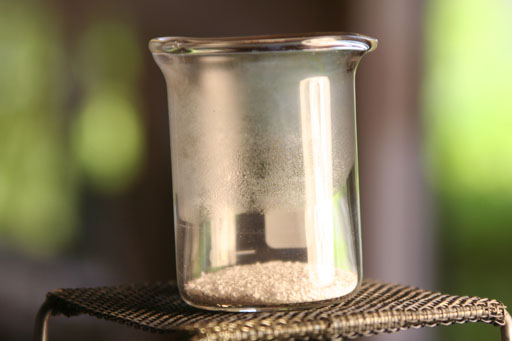 Condensation on beaker