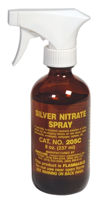 Silver nitrate spray