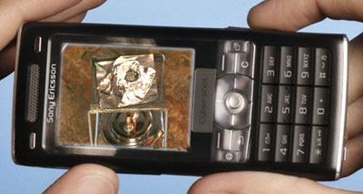 camera showing sugar residue