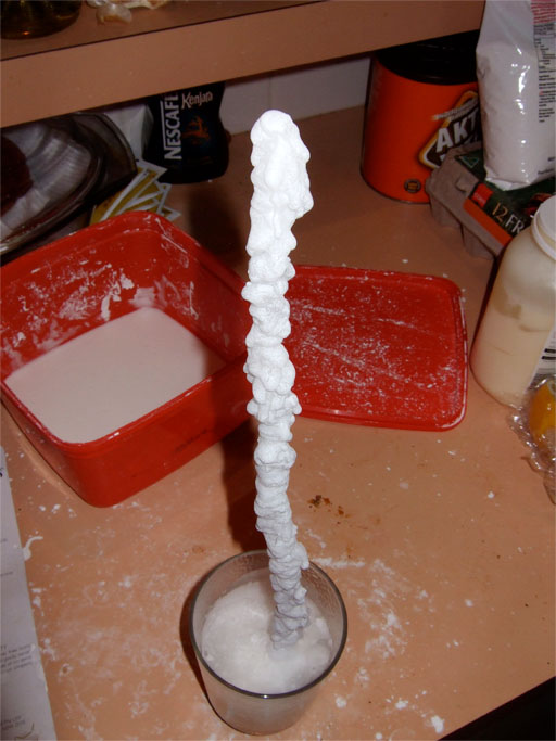 sodium acetate column